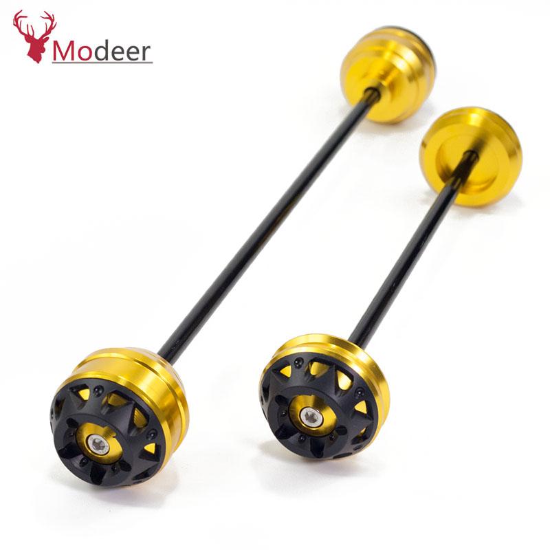 

Пара для Yamaha TMAX 530 T MAX 2012 2013 2014 2015 2016, детали мотоцикла, защита от падения, слайдер передней и задней оси Front Rear gold