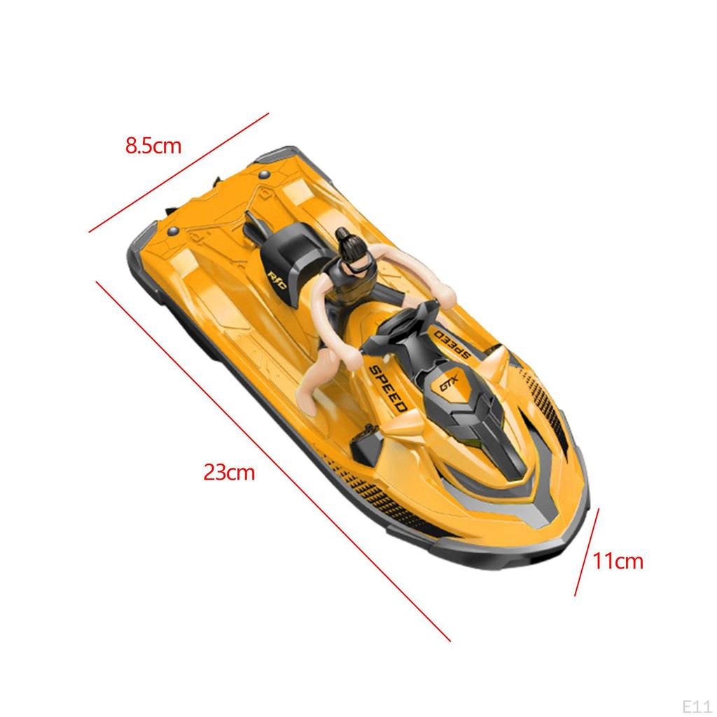 RC Motorboat Speed Boat Water Toy 2.4G Simulation Waterproof Electric Motor Kid for