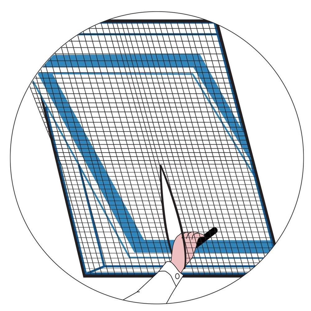 Mosquito Net for Roof Window Against Insects and Mosquitoes White