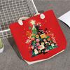 Christmas Tree Print Thick Rope Single-shoulder Beach Bag 7354 KTB