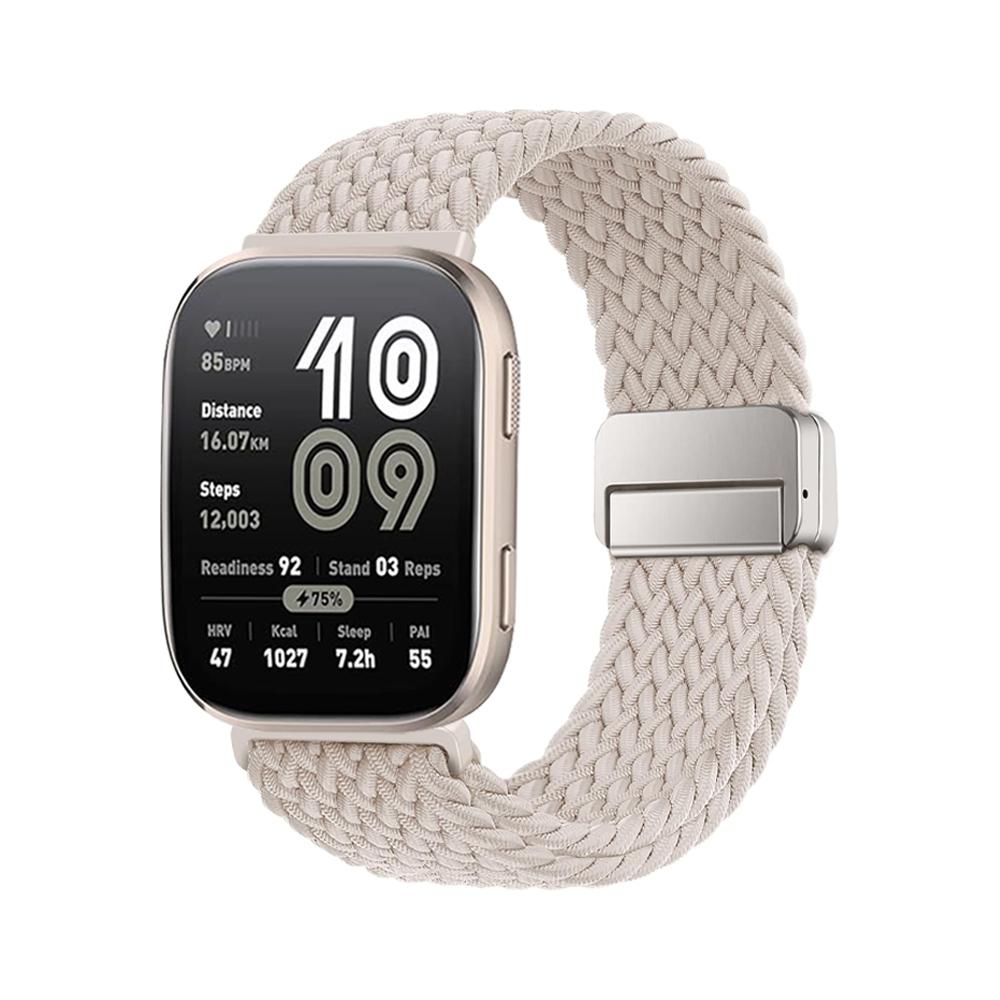 Strap for Amazfit bip 6 5 Watch Band Braided Magnetic Bracelet Correa amazfit GTR 3 4 Pro GTS 3 4 mini stratos balance 20mm 22mm