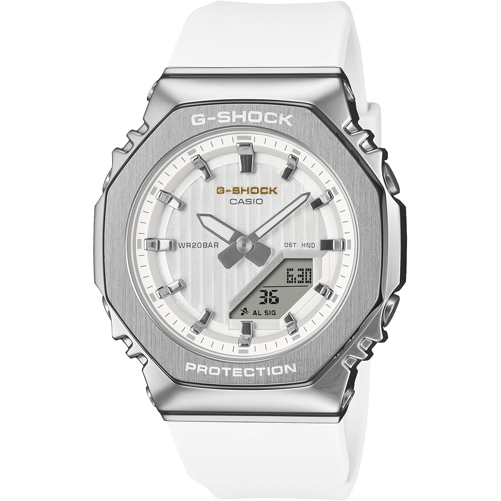 Casio G-Shock Precious Heart Selection 2025 Metal Covered Eco-Friendly Women s Watch White