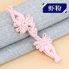5 Pair Chinese Bowknot Buttons Satins Fabric Closures Button DIY Craft for Cheongsam Chinese