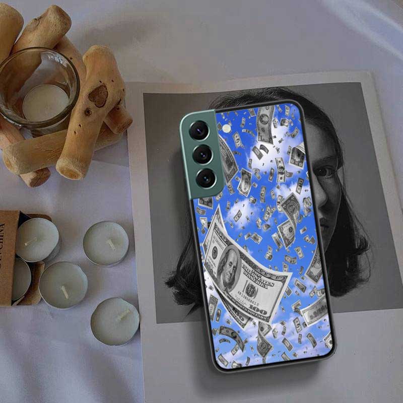 Banknote Dollar Cash Money Phone Case For Samsung A15 A25 A35 A55 Galaxy A70S A50S A30S A30 A40 A71 A51 A41 A31 A21 A11 A01 A20S