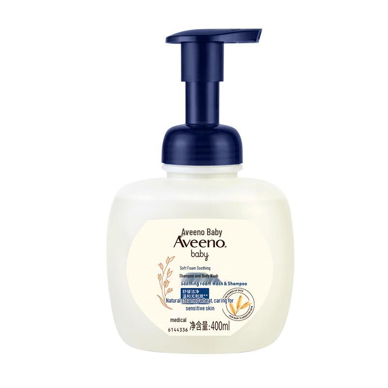 Aveeno Baby 2-in-1 Gentle Foam Wash & Shampoo