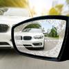 2pcs Rainproof Sticker Oval Auto Anti Fog Mirror Protective Accessories
