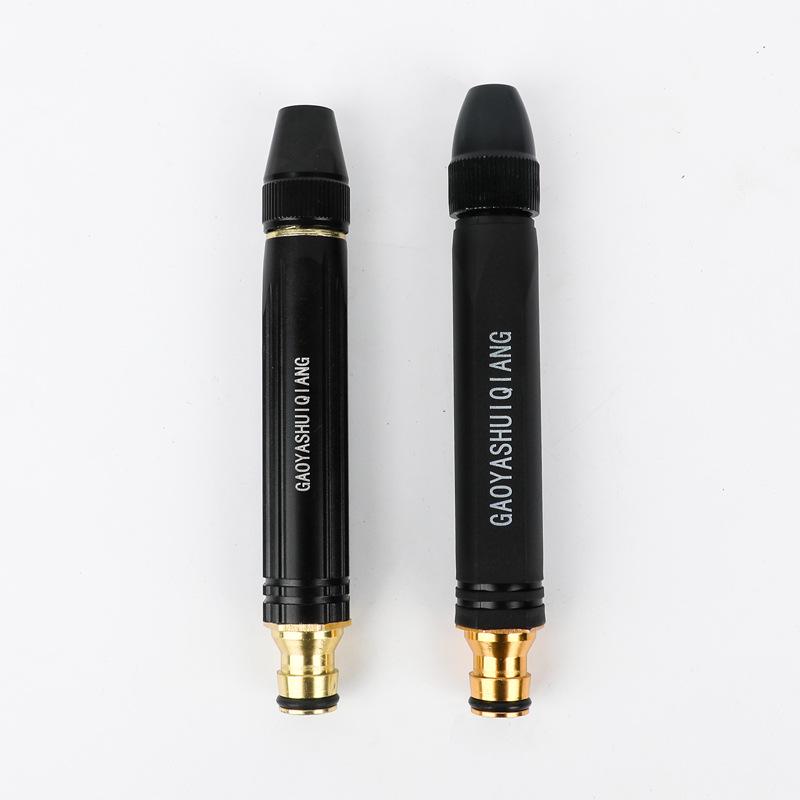 Black King Kong High-Pressure Water Gun for Household Car Wash with Boost Nozzle and Hose