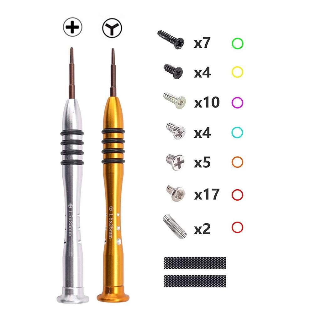 eXtremeRate Switch Lite Compatible Case Nintendo Switch Lite Controller Repair Kit with Custom Case Cover for Switch Lite Shell, Housing/Screen Film,
