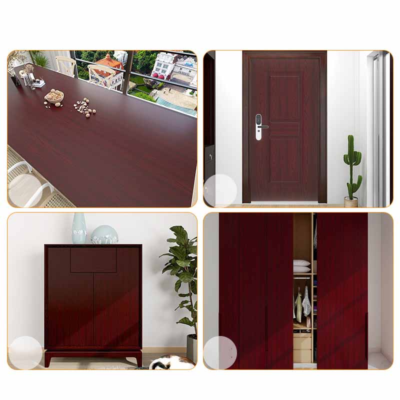 Wood Grain Self-Adhesive Film Waterproof Vinyl Wrap Furniture Renovation Home Decor Cabinets Wardrobes Tables Makeovers