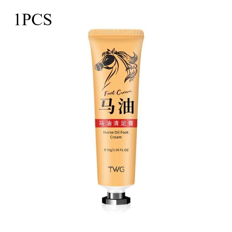 Anti Crack Foot Cream Heel Cracked Repair Horse Oil Cream Smooth Removal Dead Skin Callus Anti-Drying Hand Feet Skin Care 30g