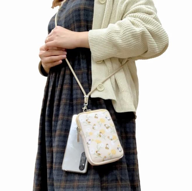 Fontab Shoulder Pouch Flower Yellow MOFUSAND &