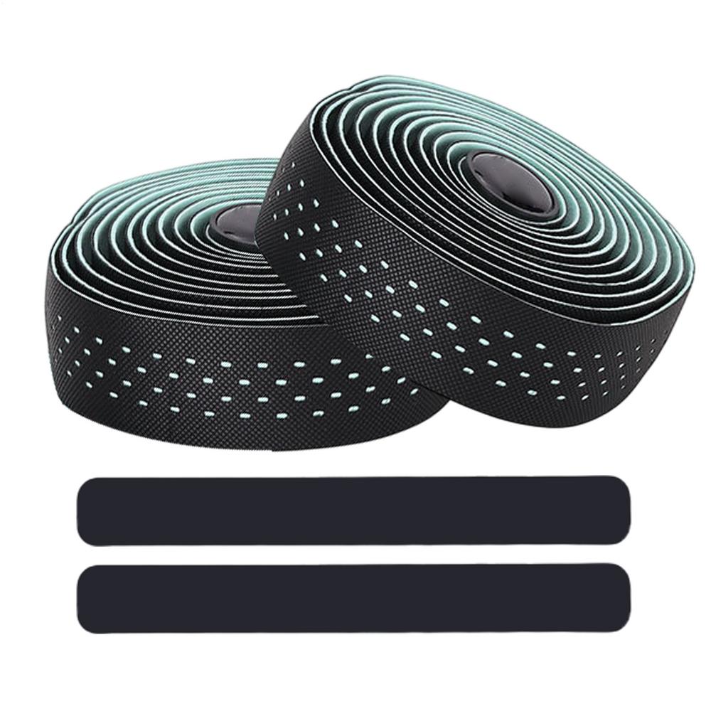 Road Bike Polka Dots Handlebar Tape Anti-Slip Handlebar Tape PU Road Bike Shock Absorption Handle Bar Tape Bicycle Cycling Tool