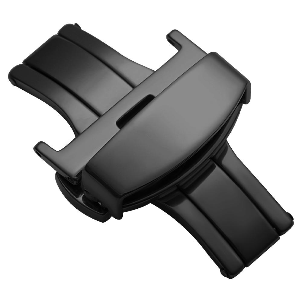 Watchband Buckle Stainless Steel Watch Strap Butterfly Buckles Clasps 10-22mm Double Press Polished Button Watches Accessories