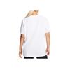 Under Armour UA Round Neck Solid Loose Training Sports Short Sleeve Regular T-Shirt Women T-Shirts White 1386852-100