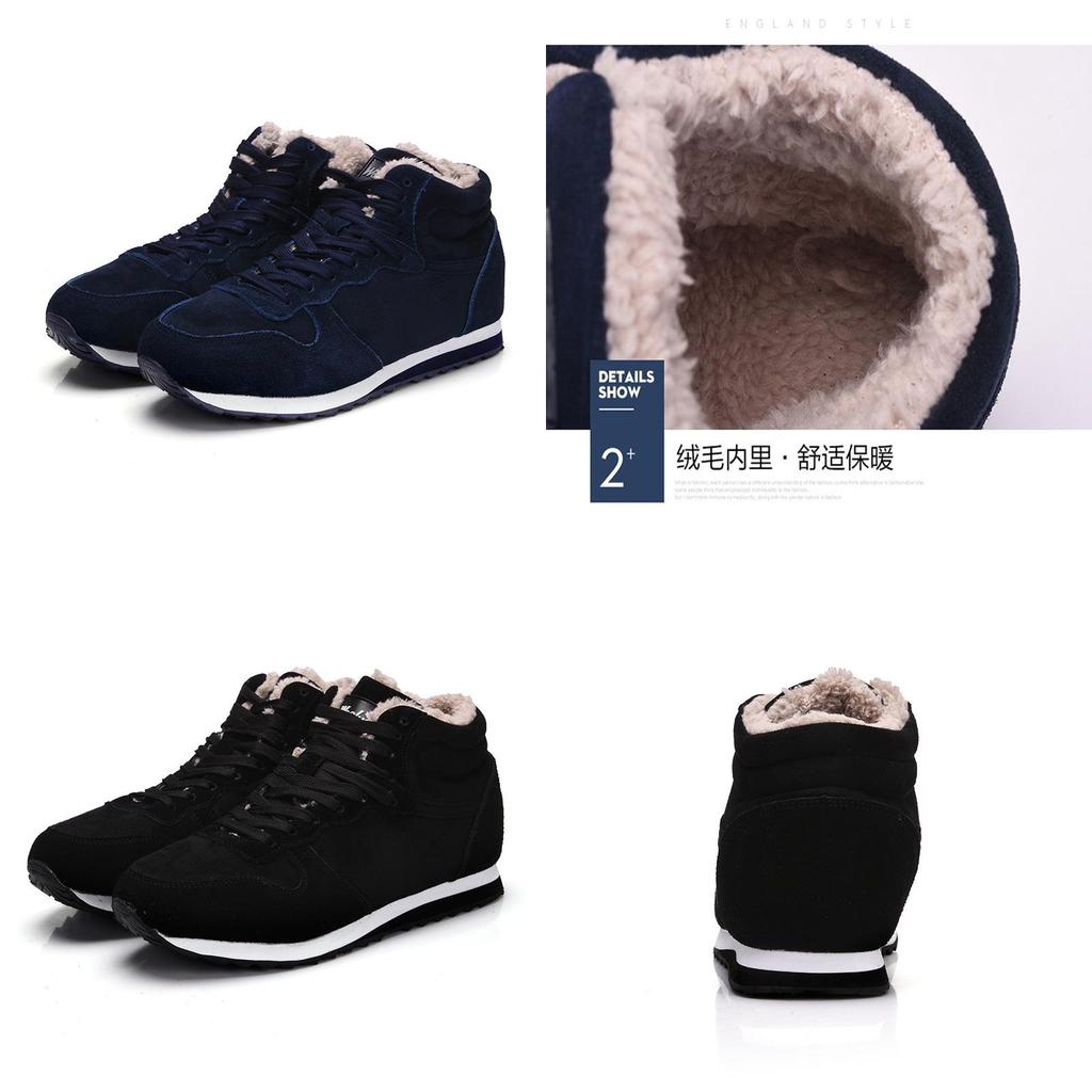 Elegant 2018 New Fashion Women Winter Snow Boots Casual Ankle Boots With Artificial Suede Size 36-46