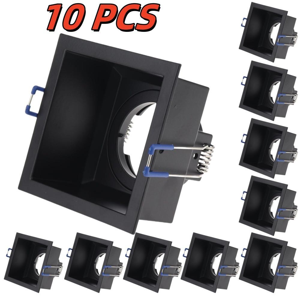 5/10 Pcs Recessed LED Ceiling Downlight Bracket Spotlight Frame Socket GU10/MR16 Lamp Holder Fitting Fixture