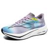 Feidian 4C Carbon Board Running Shoes Popcorn High-quality Running Shoes Luminous Casual Shoes Men's and Women's Sports Shoes Ultra-light