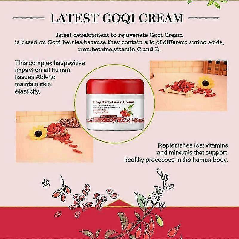 100ml Goji Berry Face Cream Skin Regeneration Anti-Wrinkle Moisturizing Remove