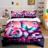 Stampa Artistica Amore Fantasy Set Biancheria da Letto Copripiumino 1 Copripiumino 1/2 Federe Set Biancheria da Letto per Adulti e Bambini Lusso per Regali