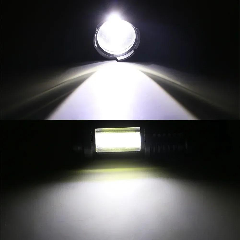 5 PCS Mini Brightest Led Flashlight USB Rechargeable Tactical Flashlights Powerful LED Torch Zoomable Flashlamp Emergency Light