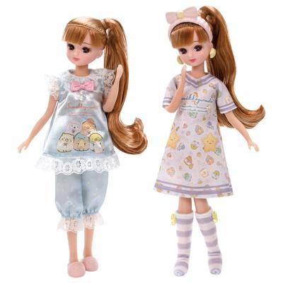 TAKARA TOMY Dress Sumikko Gurashi Pajama Party Set Play Toy Ages Licca-chan Dress-up 3+