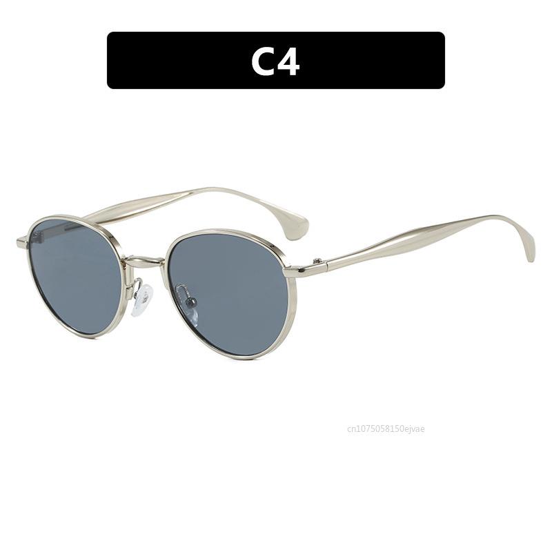 Small Circular Frame Sunglasses For Women Men  Vintage Luxury Brand Designer Punk Sun Glasses Unsiex Shades Uv400