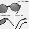 New Vintage Women Round Shape Sunglasses Lady Fashion Sun Glasses Luxury Designer Ocean Lenses Summer Eyewear For Female