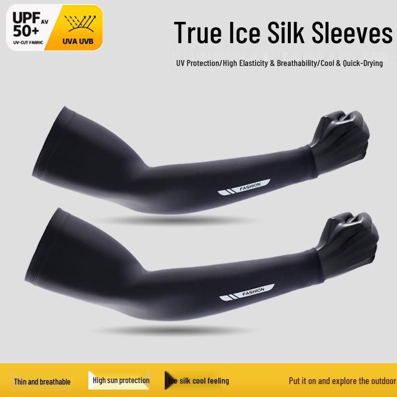Męskie i damskie rękawiczki bez palców z jedwabiu lodowego chroniące przed promieniowaniem UV do jazdy na rowerze i wędkowania