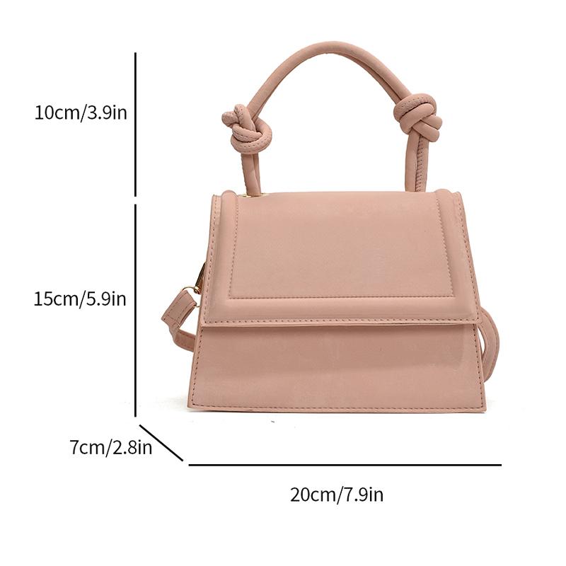Eine stilvolle einfarbige PU-Material Damen-Schultertasche Handtasche, eine Vielzahl von Macaron-Farben, zart und klein, neu