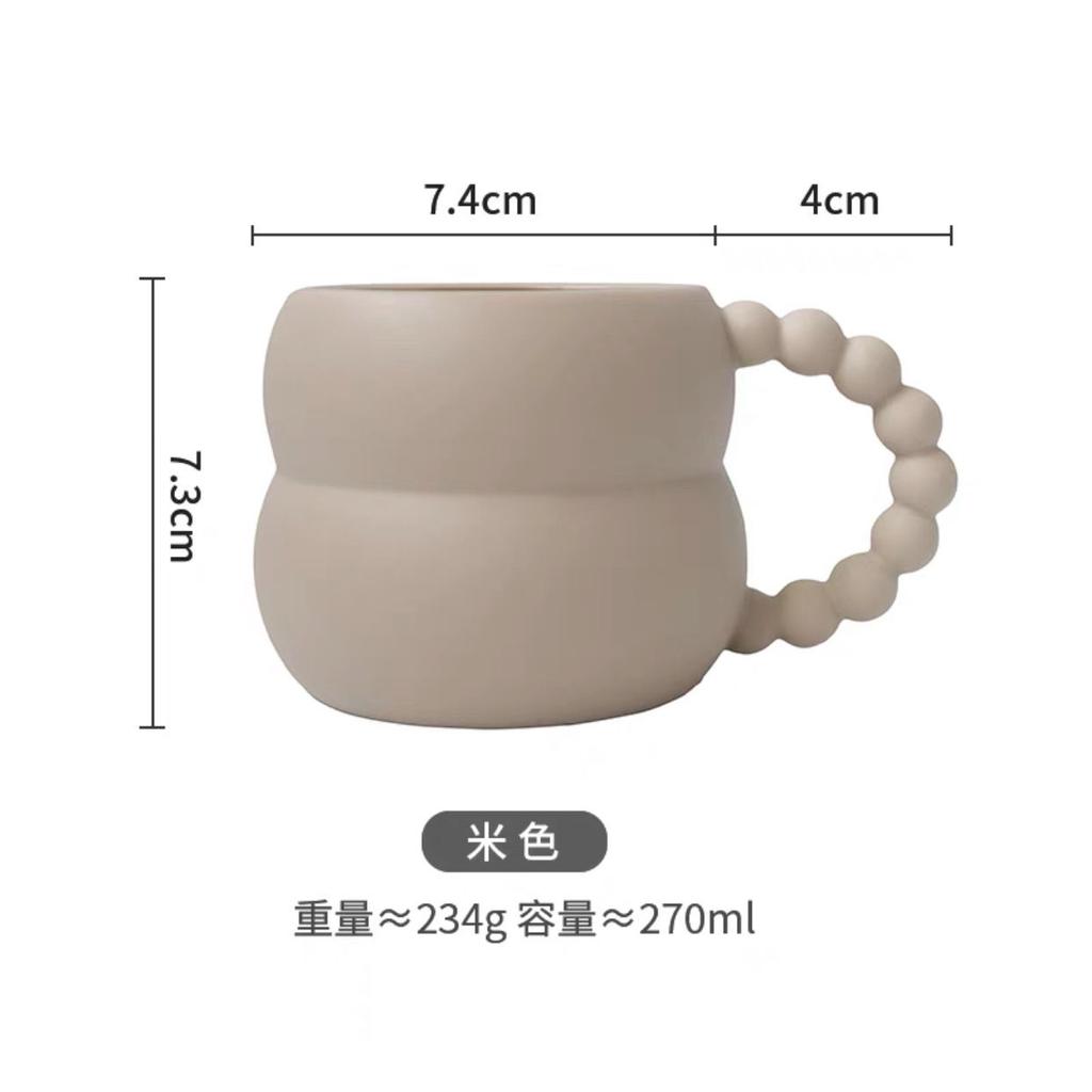 Cana Europeană din Ceramică Mâner Perlat Fin Ceașcă de Cafea 270ml Ceșcuță Europeană de Ceai cu Floare de Camelie pentru După-amiază, Cană pentru Lapte pentru Mic Dejun cu Fulgi de Ovăz