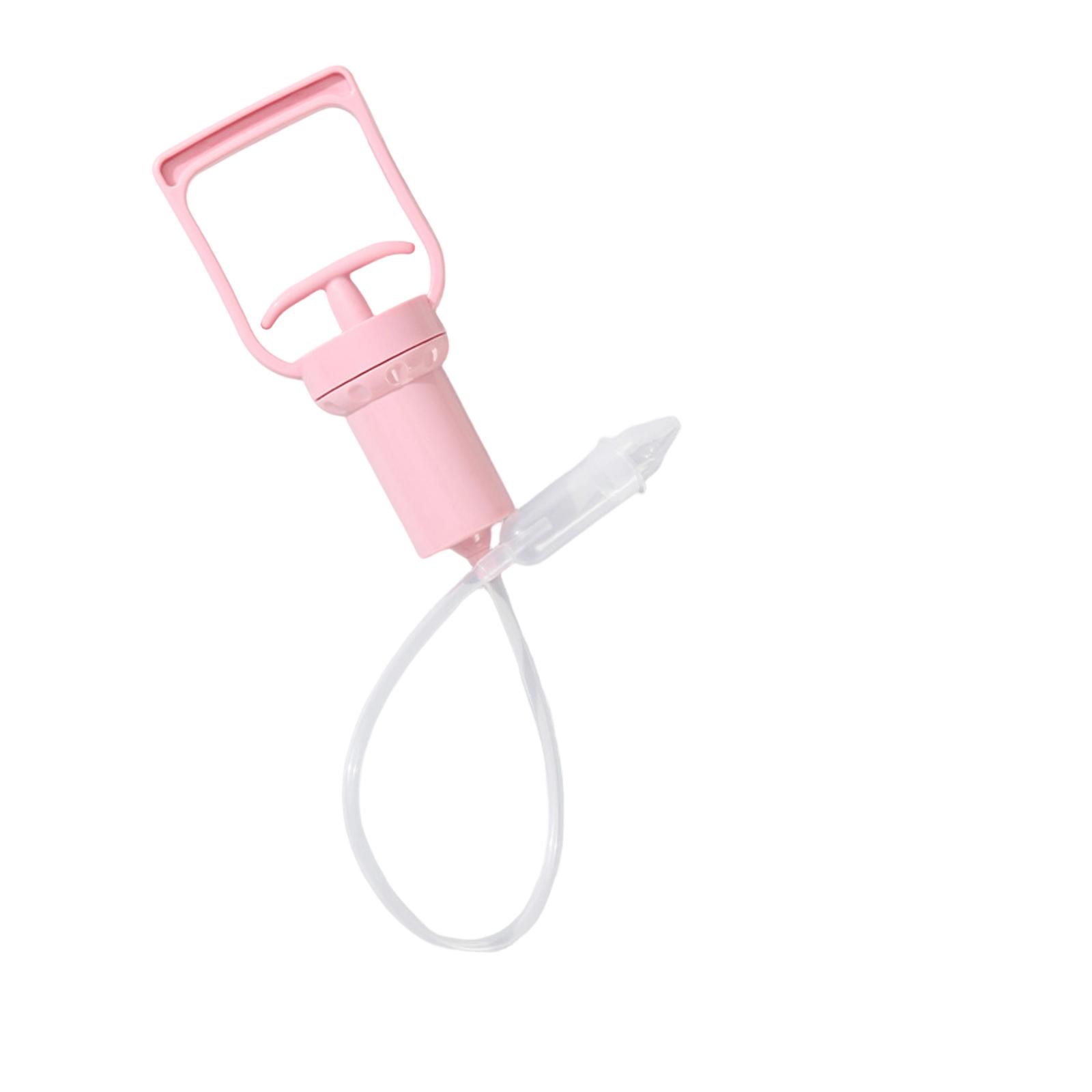 

Pull-out Baby Nasal Aspirator, Manual Negative Pressure Nasal Decongestant For Newborns, Nasal Irrigation Device. One Size рожевий