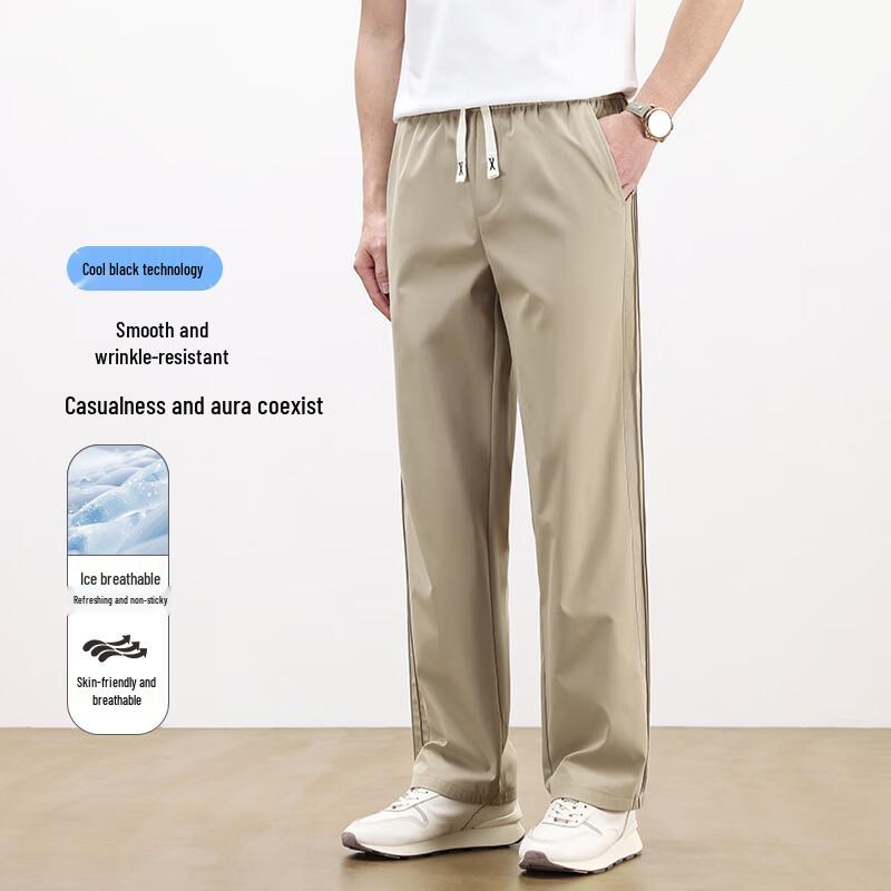 

Luomon Men s Lightweight Ice Silk Casual Pants US 7