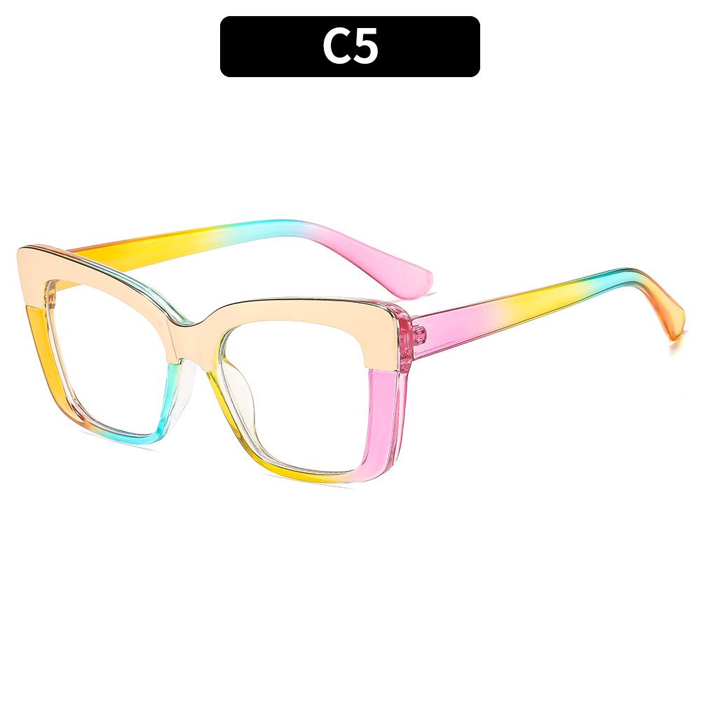 Classic Square Anti Blue Light Glasses Reading Books Glasses Splicing Presbyopia Prescription Glasses Computer Eyeglasses