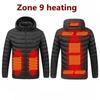 USB-Powered Heated Winter Coat: Smart 11-Zone Temperature Control for Men and Women