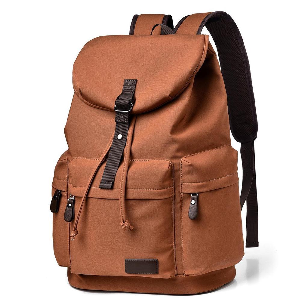 Retro Canvas Backpack: Lightweight, Large Capacity Travel Bag for Men, Perfect for College Students and Fashion Enthusiasts