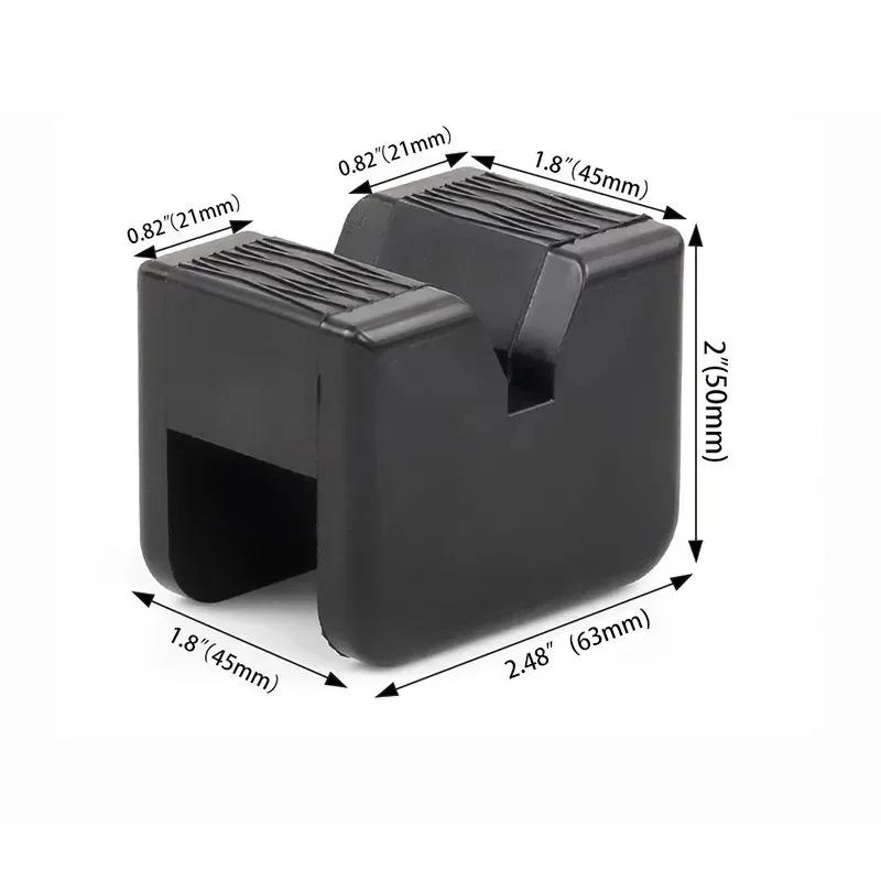 1pc Car Jack Rubber Pad Car Slotted Lift Jack Stand Rubber Pads Floor Adapters Frame Rail Pinch Lifting Universal Repair Tools