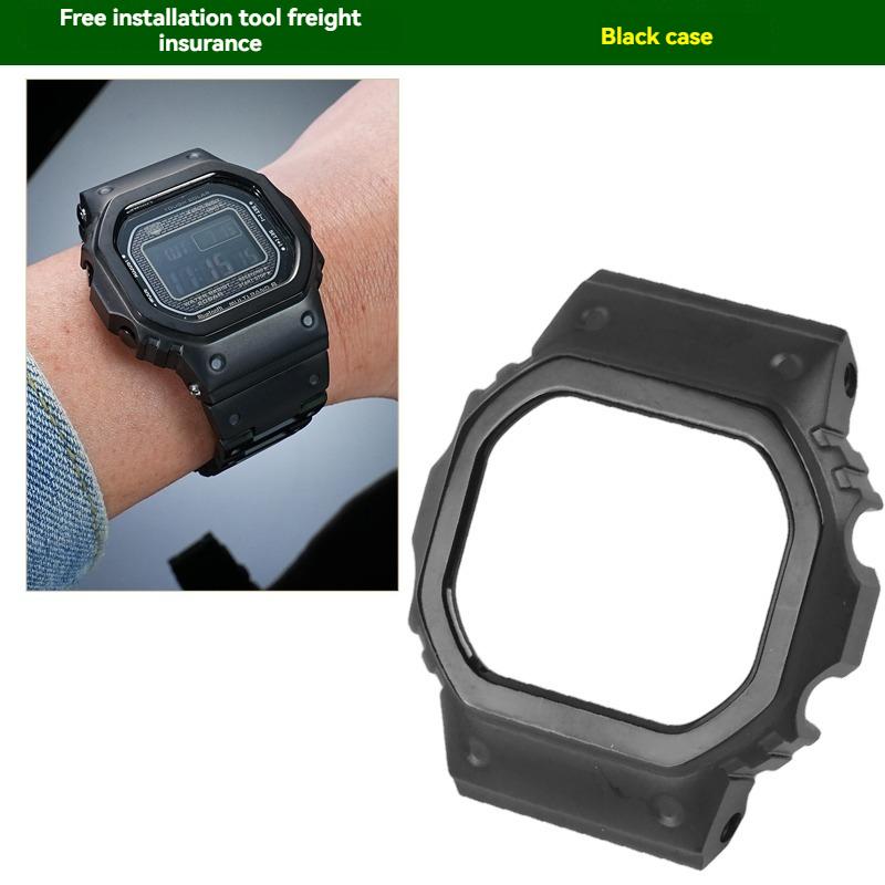 For G-SHOCK Casio Small Silver Block 3459 GMW-B5000 Modified Lightweight Titanium Alloy Strap Case High-Quality Accessories