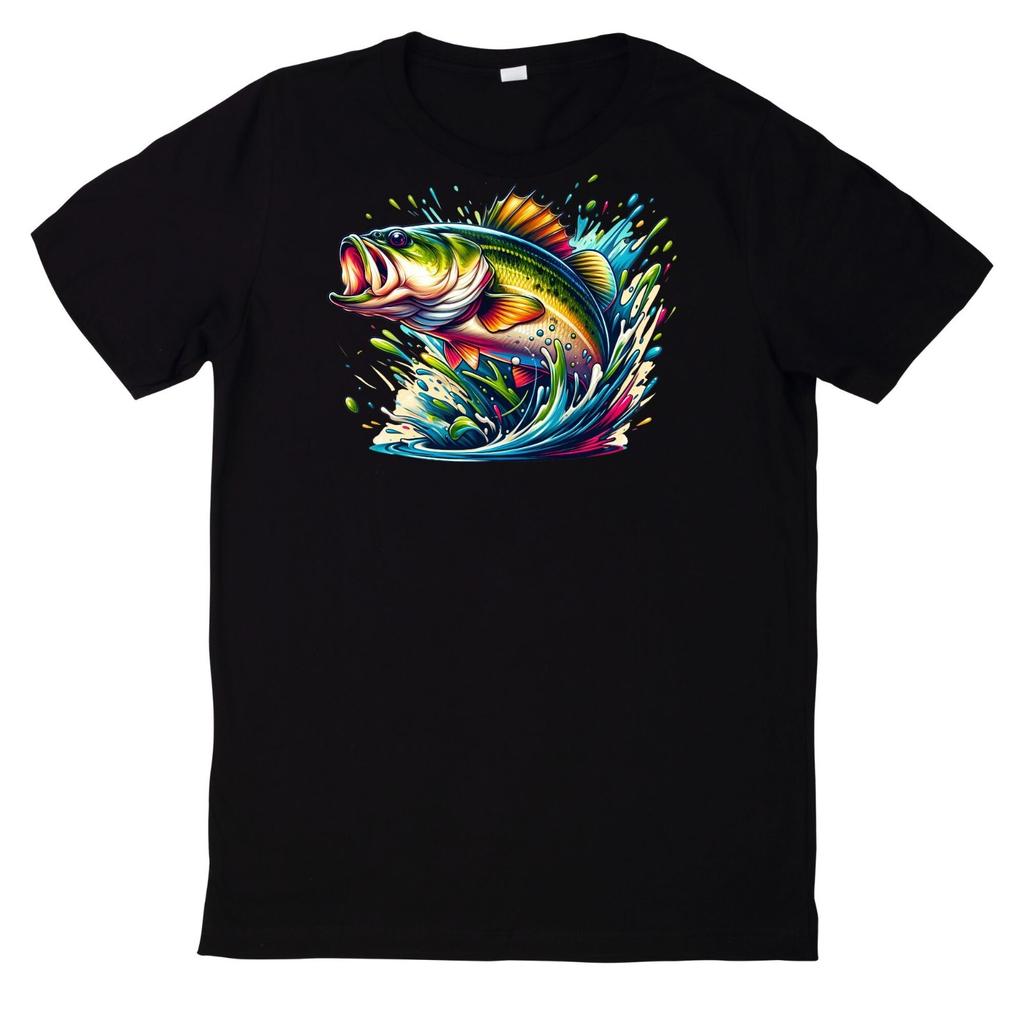 T-Shirt Lustiges Angler Fisch MotivWird in neuem Fenster oder Tab geöffnet