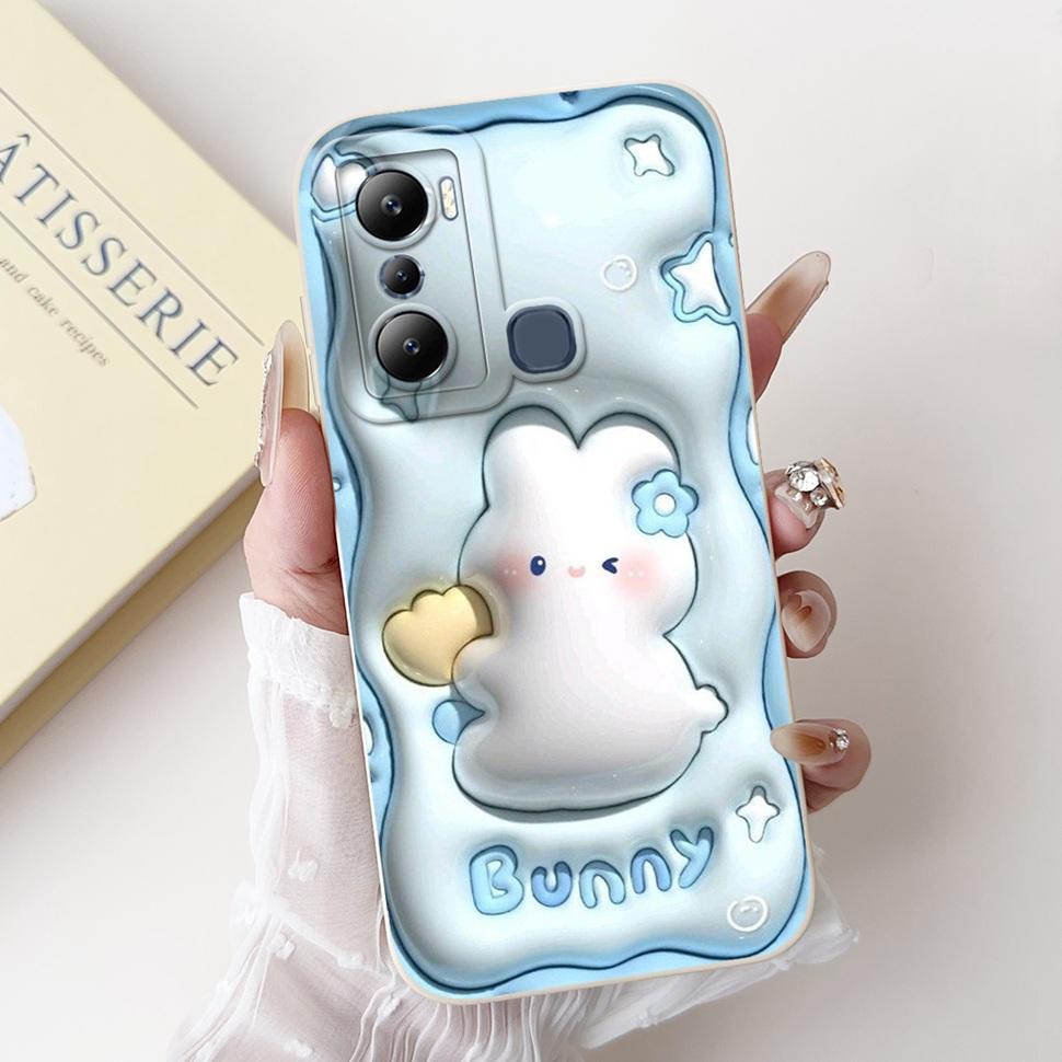 For Infinix Hot 20i Case X665C X665E Cover Silicone Soft Phone Case For Infinix Hot 20i 20 i Fundas Coque 6.6" Shockproof Bumper