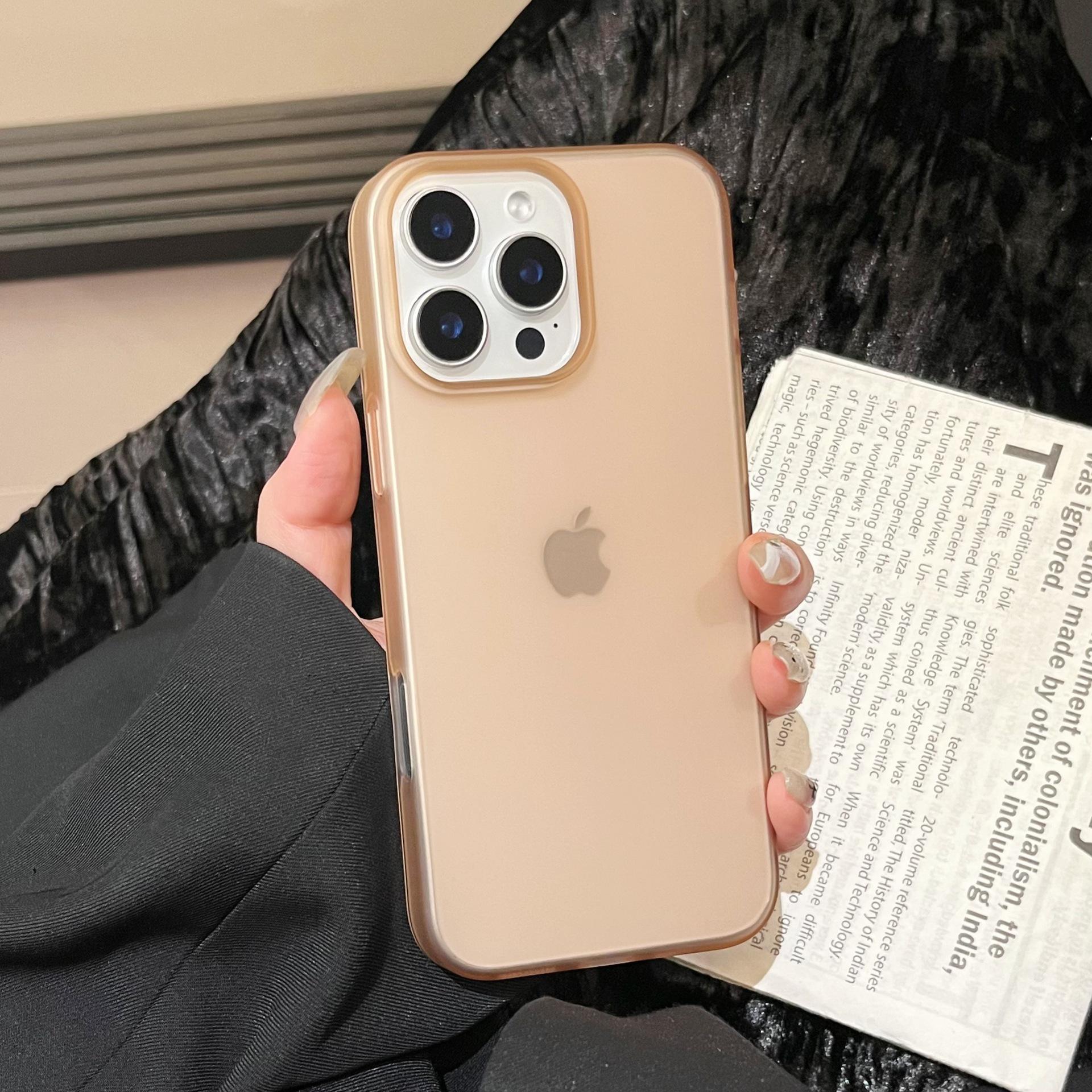 

Simple Magnetic Suction Suitable for Apple 16promax Mobile Phone Case IPhone 15 Ice Fog Skin-friendly PC Hard Case iPhone11Promax