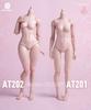 OBEST Worldbox Scale Figure Female Joint Action Figure Asian Female Base Body Painting Human Body AT201 AT202 Version Plump White 1/6 (Standard