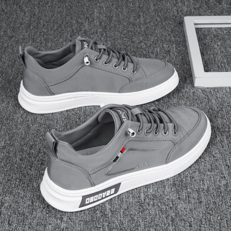 Męskie antypoślizgowe i odporne na zużycie, jednokolorowe, modne, codzienne buty sportowe, buty męskie, buty do chodzenia po desce