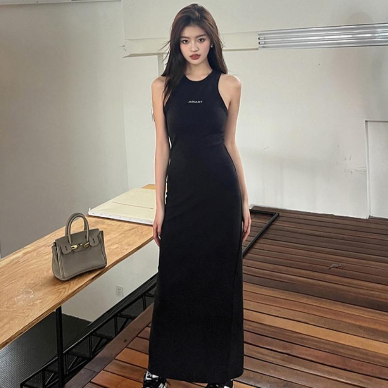 Spring New Women's Temperament Slim-fit Vest Sports Causal Dress