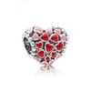 Fashion Charm  Red Love Wine Glass Crown Beads Suitable for  Ladies Bracelet Jewelry