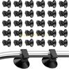 KX4B 30PCS Multiuse Aquarium Suction Cup Clip Strong Hold Clip for Decoration and Cleaning Device Fishtank Accessories