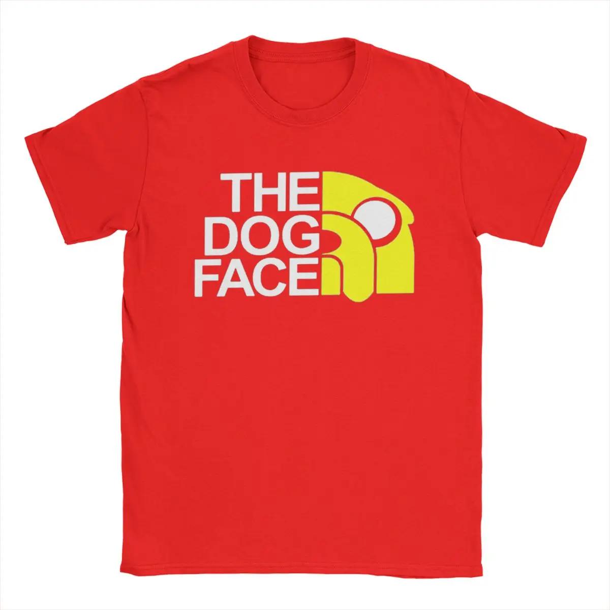 

The Dog Face Men T Shirt Funny Tee Shirt Short Sleeve O Neck T-Shirts Summer Clothes XXXXXL красный