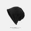 Women's Large Head Beanie: Autumn/Winter Breathable Loose Knit Hat for a Slimming Look.