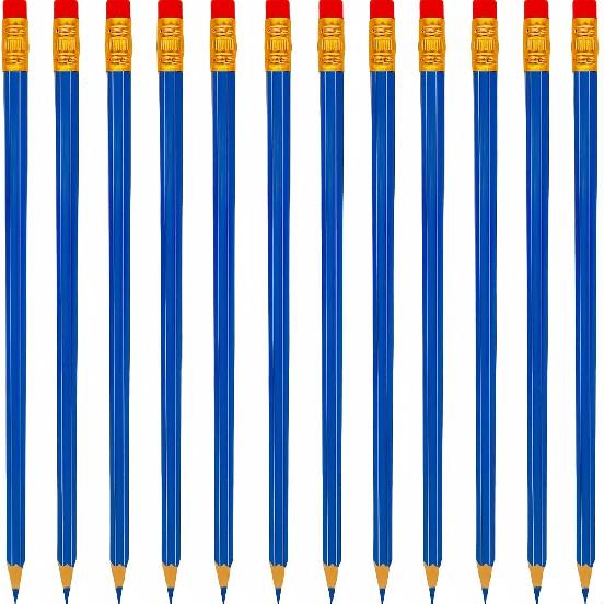 60 Pcs Erasable Checking Pencils, Pre-Sharpened, for Marking, Coloring, Tests, Grading, Office, School (Red)