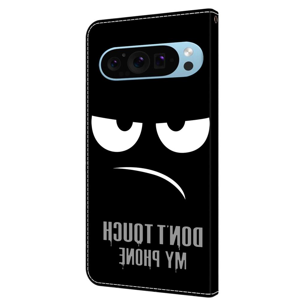 For Google Pixel 9 Pro XL Case PU Leather 3D Pattern Flip Bookstyle Wallet Phone Cover