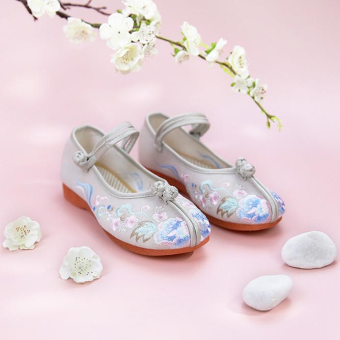 

Вышитая обувь в стиле ханьфу, домашний ретро-этнический стиль, старинный костюм, удобная и повседневная обувь для мам 40